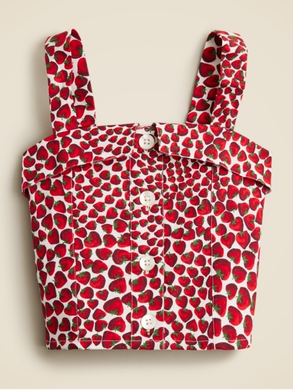 Crewcuts Girls Strawberry Tank Top and Skirt Set size 6-7